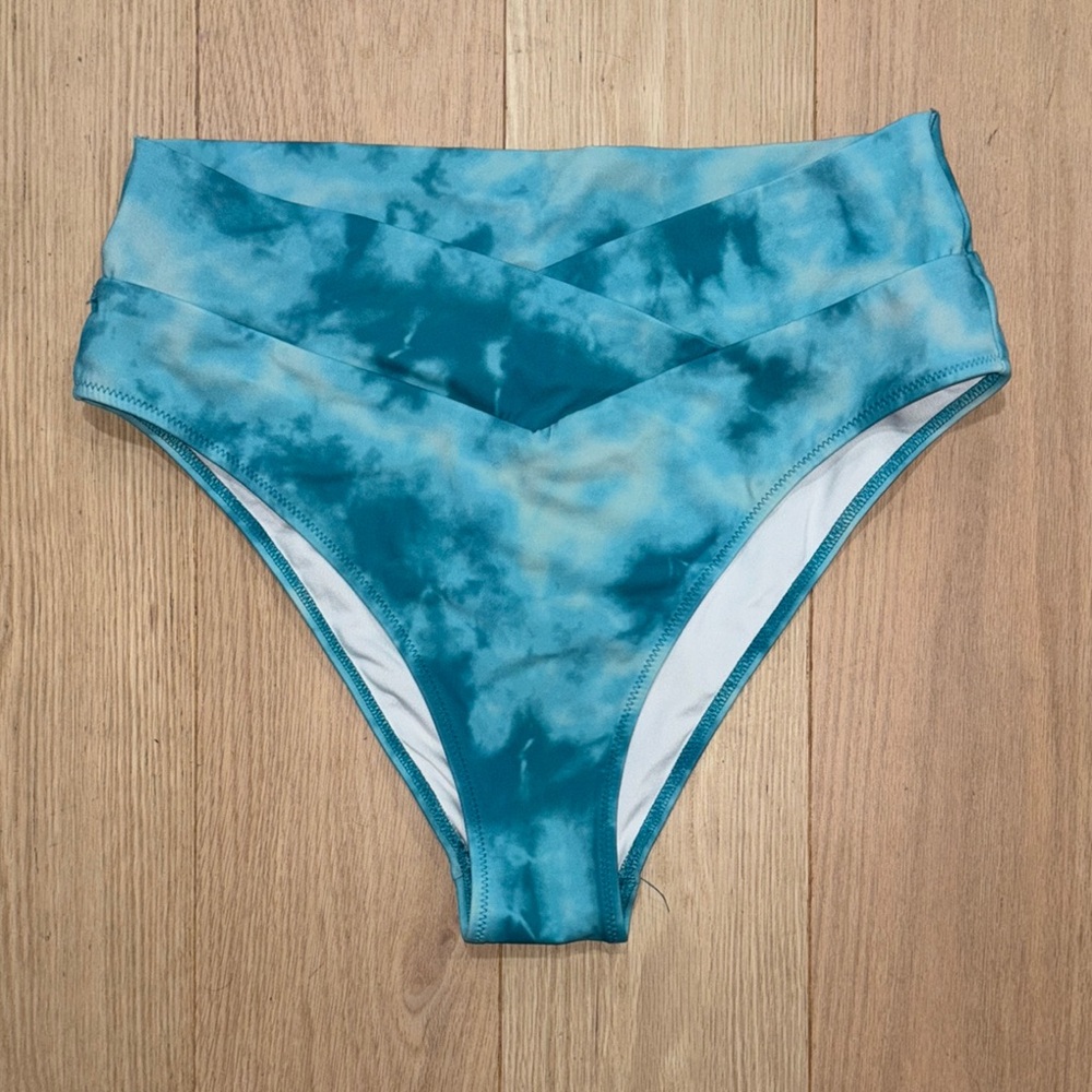 Tie-dye bikini bottom
